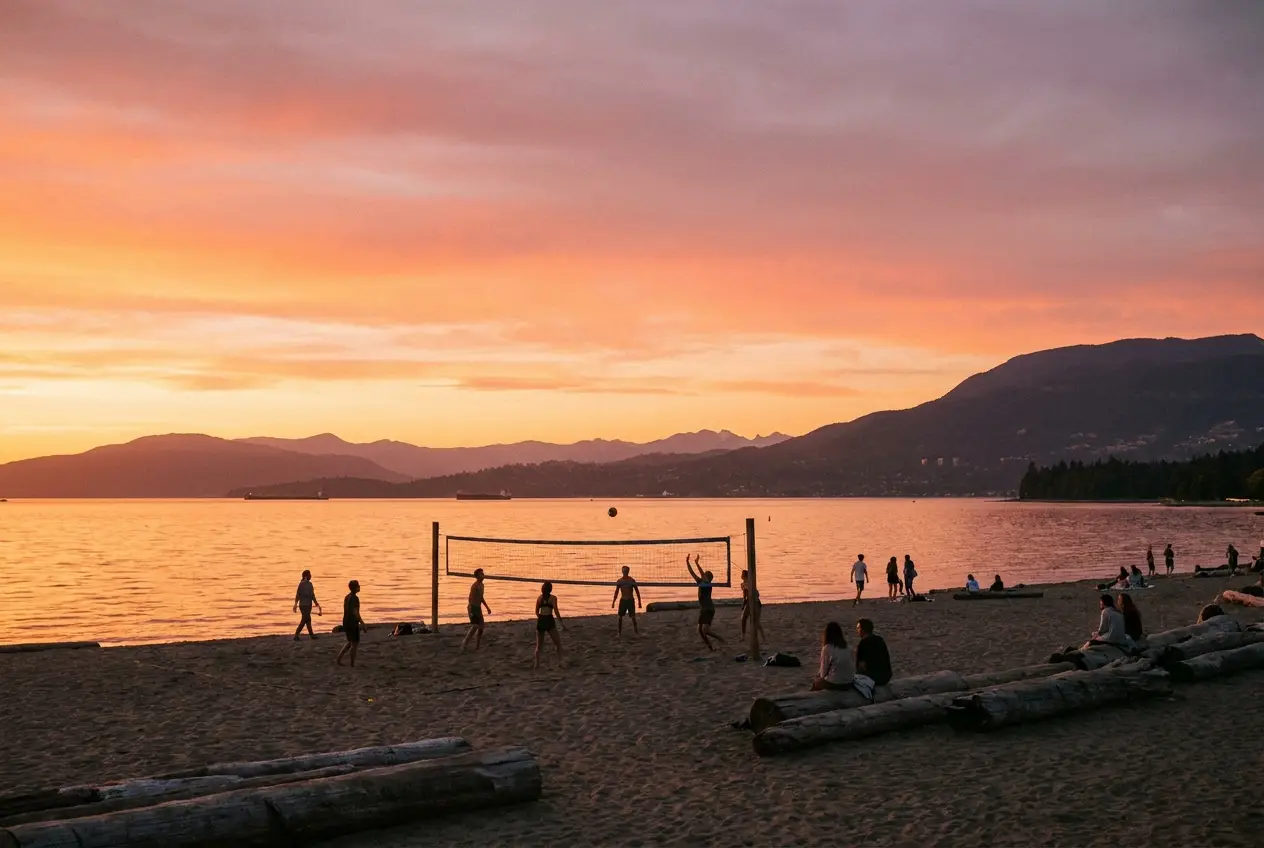 Kitsilano Beach in Vancouver